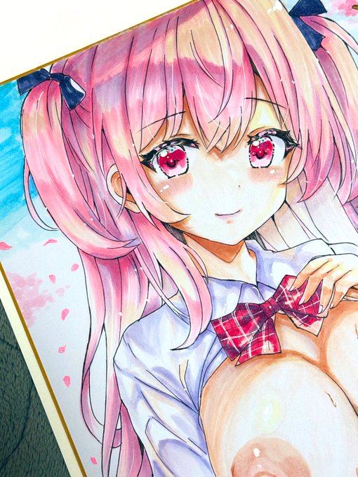 色紙フェスタ用の色紙出来た!また告知しますねー!今回はオンラインで抽選販売らしいです。ぜひぜひ🙏 