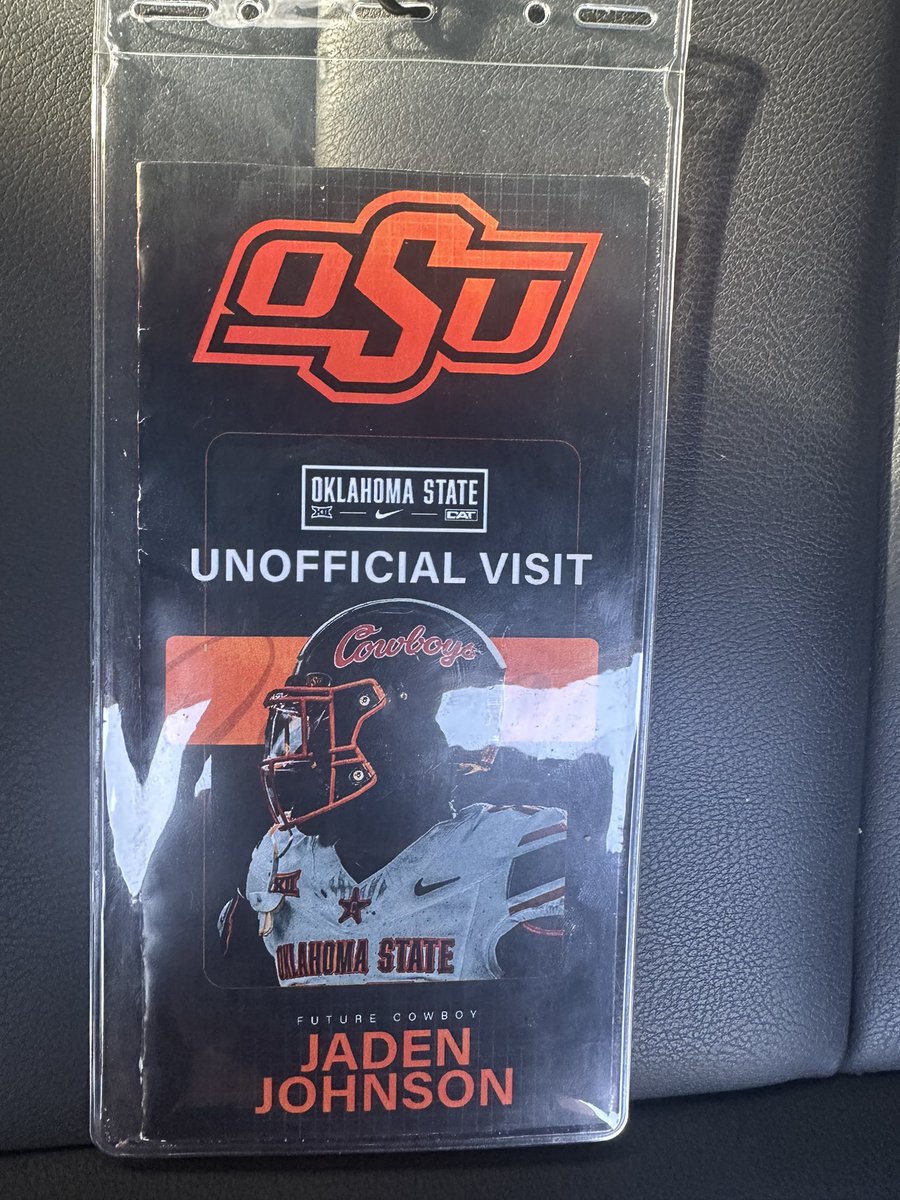 Jaden Johnson (@jadenjohnson_03) on Twitter photo Excited to be at a spring practice today. Thank you for the invite! Looking forward to getting back to Stillwater this summer. <a href="/RecruitMustang/">Mustang Football Recruiting</a> <a href="/CoachLeeBlank/">Lee Blankenship</a> <a href="/coachtheronaych/">Theron Aych</a> <a href="/david6glidden/">David Glidden</a> <a href="/Josh_Gonzales2/">Josh Gonzales</a> Excited to be at a spring practice today. Thank you for the invite! Looking forward to getting back to Stillwater this summer. <a href="/RecruitMustang/">Mustang Football Recruiting</a> <a href="/CoachLeeBlank/">Lee Blankenship</a> <a href="/coachtheronaych/">Theron Aych</a> <a href="/david6glidden/">David Glidden</a> <a href="/Josh_Gonzales2/">Josh Gonzales</a>