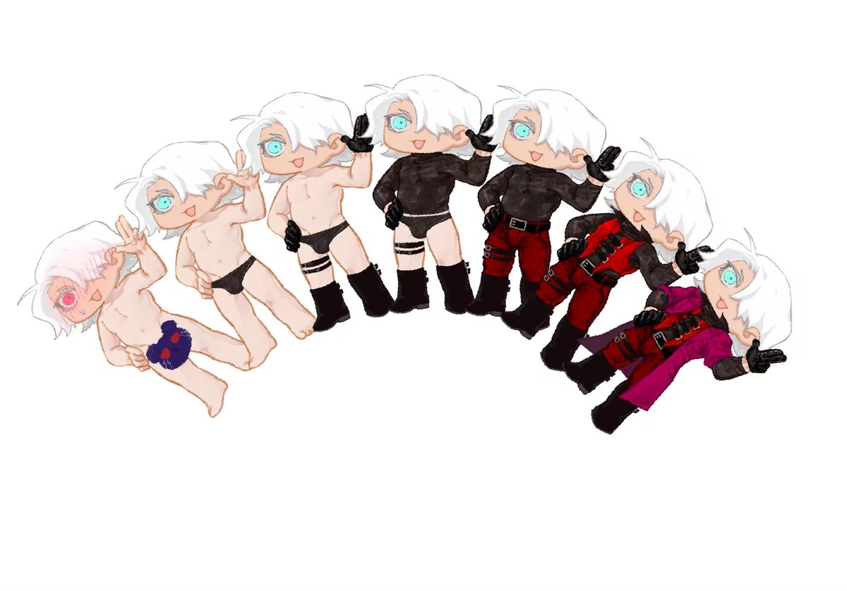 HsMt_Masker's tweet image. #DMC #Dante 
其实应该脱光了也不会害羞但是脸红很可爱所以画了😋