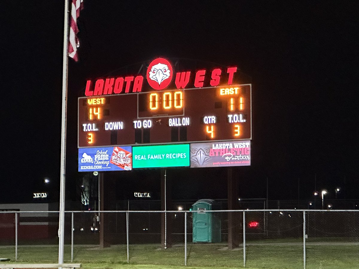 LakotaWestAD's tweet photo. It’s a Boys @gmcsports Lacrosse Final- 
Lakota East- 11
Lakota West- 14 https://t.co/G3DehAbuwd