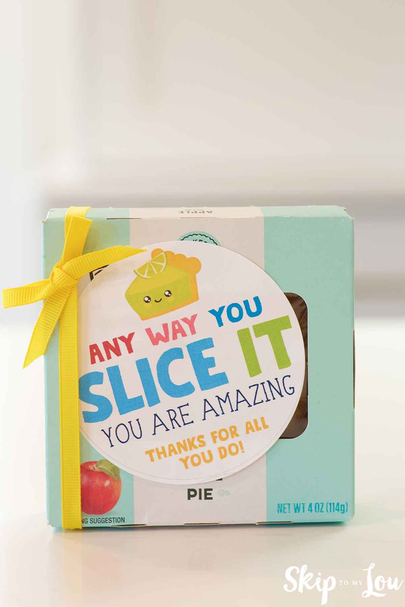 Cute &amp; Easy skiptomylou.org/pie-gift-with-…