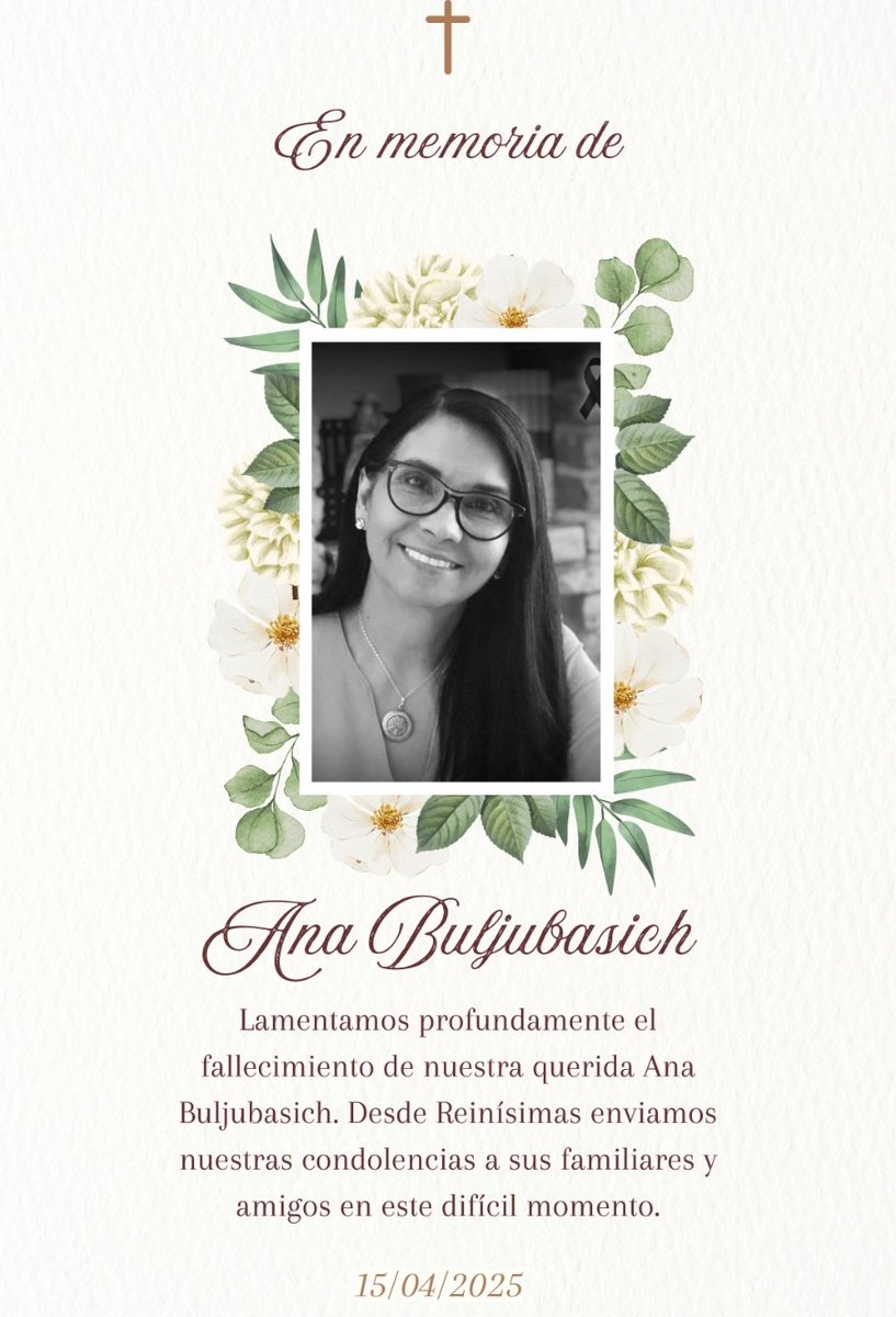 Paz en la tumba de mi amiga <a href="/AnaBuljubasich/">Ana Buljubasich</a>