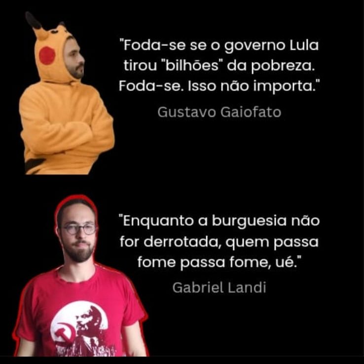 "se morrer na fila, morreu ué". Tá CAGANDO para o sofrimento das pessoas. Uma pessoa com câncer tem que aguardar Jones tomar os meios de produção, incluindo hospitais privados, para tratar as pessoas. Essa galera tem um lado e odeiam o povo igualzinho qualquer integrante do MBL.