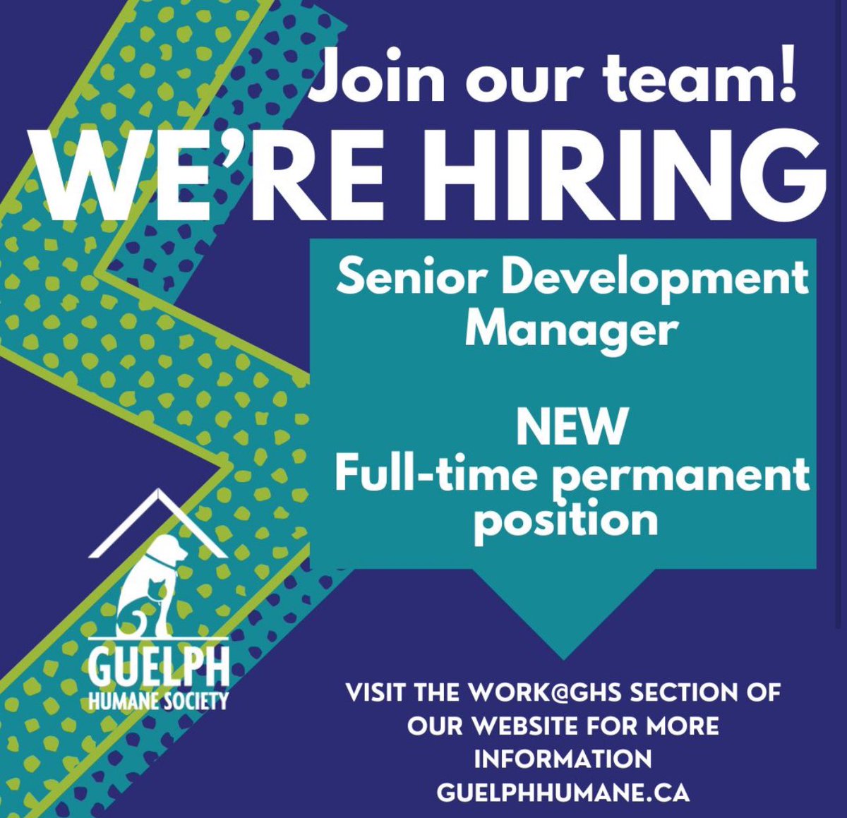 Guelph Humane Society (@guelphhumane) on Twitter photo Make your mark where compassion meets impact. We're seeking a strategic and relationship-driven leader to step into the NEW role of Senior Development Manager. Join us in building a stronger, more compassionate community for animals Learn more and apply: guelphhumane.ca/about-us/emplo… Make your mark where compassion meets impact. We're seeking a strategic and relationship-driven leader to step into the NEW role of Senior Development Manager. Join us in building a stronger, more compassionate community for animals Learn more and apply: guelphhumane.ca/about-us/emplo…
