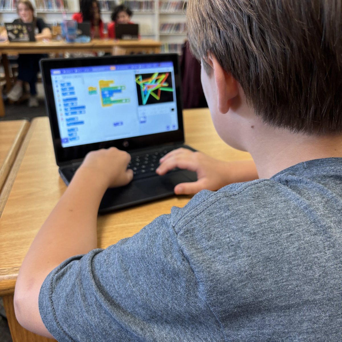 Had some colorful coding going on today! <a href="/scratch/">Scratch Team</a> <a href="/FbmsPto/">FBMS PTO</a> <a href="/sirkim05/">De Castro</a>