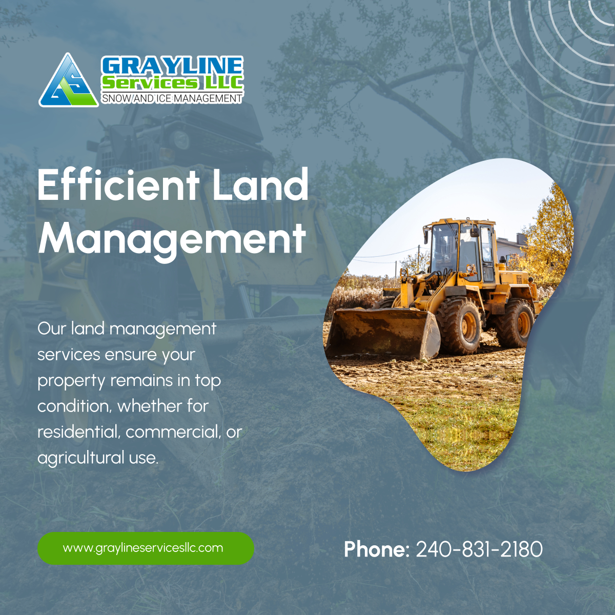 Graylinesvcs's tweet image. Maximize the potential of your land with our professional land management services. We help you make the most of your property. Get in touch today! 

#CollegeParkMD #LandClearingService #LandManagement