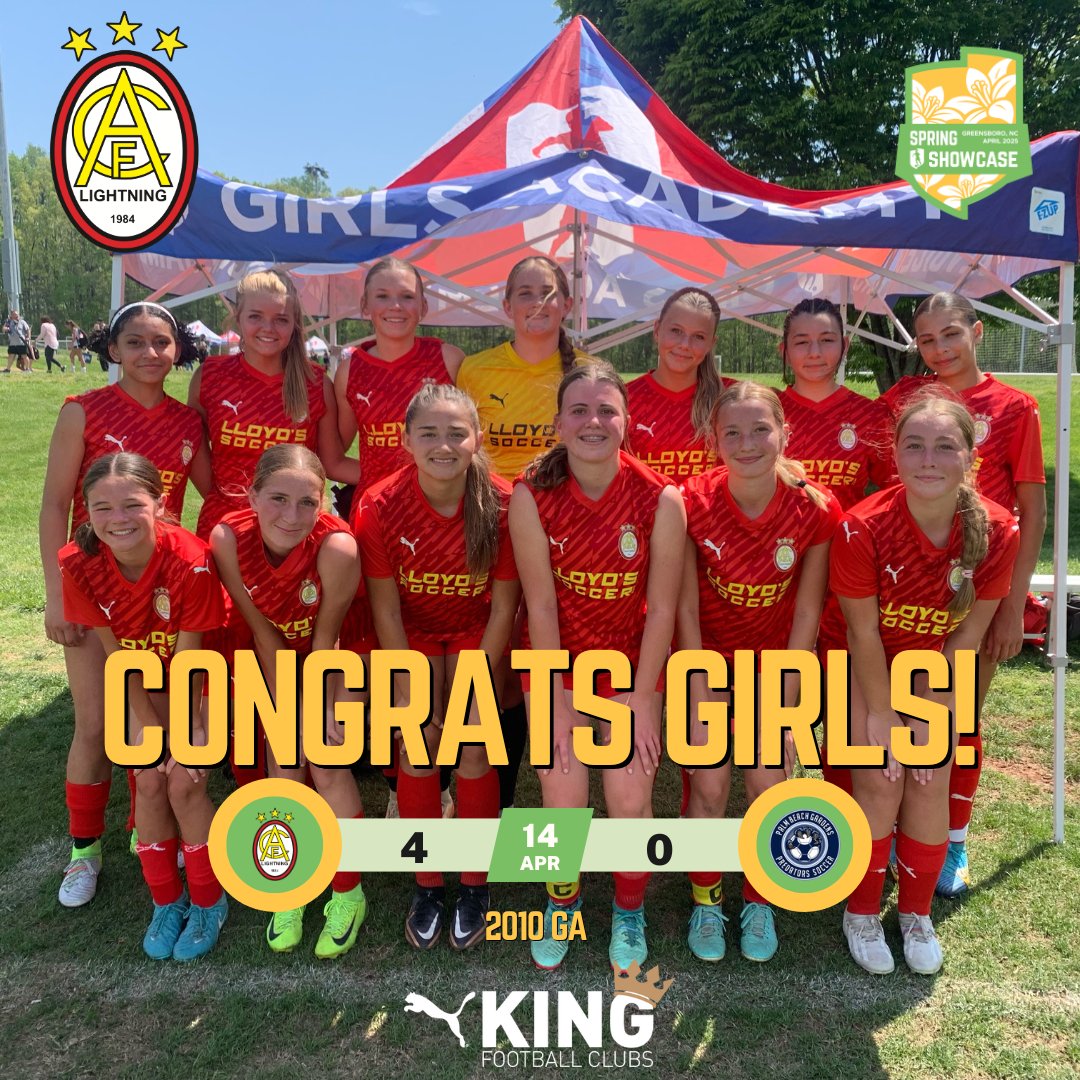 Congrats to our 2010 GA team, taking care of business in Game 3 of the GA Spring Showcase.  The girls played well and secured 2 ties in their first two games, only to put it all together in the final game of the weekend with a well deserved victory and shutout to boot!