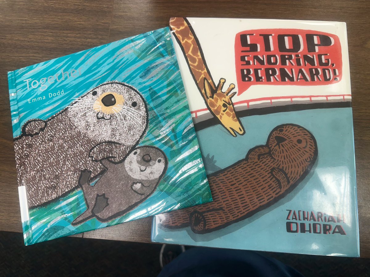 EmilyRWS's tweet photo. @kellywellread Here are two otter books I saw yesterday https://t.co/YQQQ0nURhr