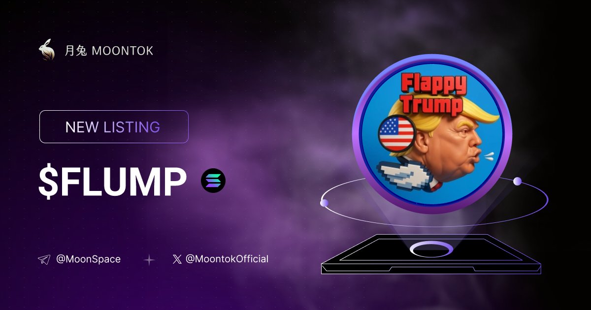 ⚡ 月兔雷霆 - Moontok Xpress

Flappy Trump ( $FLUMP )
moontok.io/coins/flappy-t…

3US5ptpRY9czdqMEPUj39crs9k4L8cP9cNAuTxQ6pump

#altcoin #memecoins <a href="/FlappyTrumpOG/">Flappy Trump ($FLUMP)</a> @moontokofficial