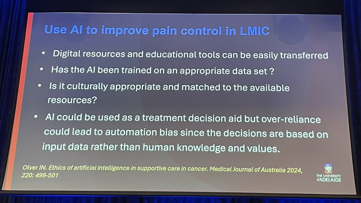 Prof Ian Olver presenting on pain science education for cancer survivors - digitising for export by telemedicine. 
Plenary 6 #AusPainSoc conference Melbourne APS2025. 
<a href="/AusPainSoc/">Australian Pain Soc</a> <a href="/IASPpain/">IASP</a> <a href="/ANZCA_FPM/">Faculty of Pain Med</a> <a href="/CancerCareMASCC/">MASCC</a>