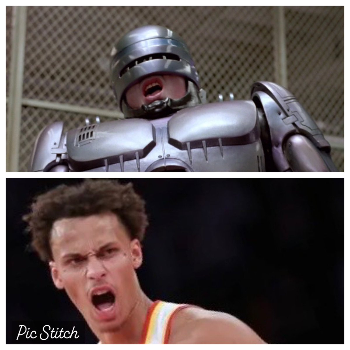 Why does Dyson Daniels look like Robocop? @NBAonTNT