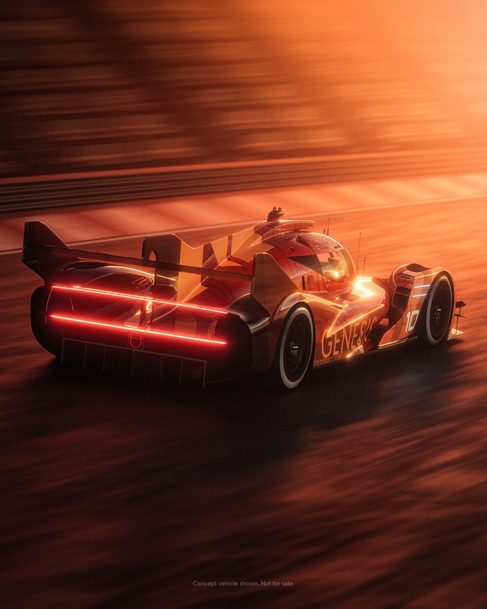GenesisUSA's tweet photo. Unleashing a new force in racing: The GMR-001 Hypercar. The future of performance starts now.

#GenesisUSA #GenesisMagma #GMR001 

Concept vehicle shown. Not for sale. https://t.co/tbeyyA8AJp