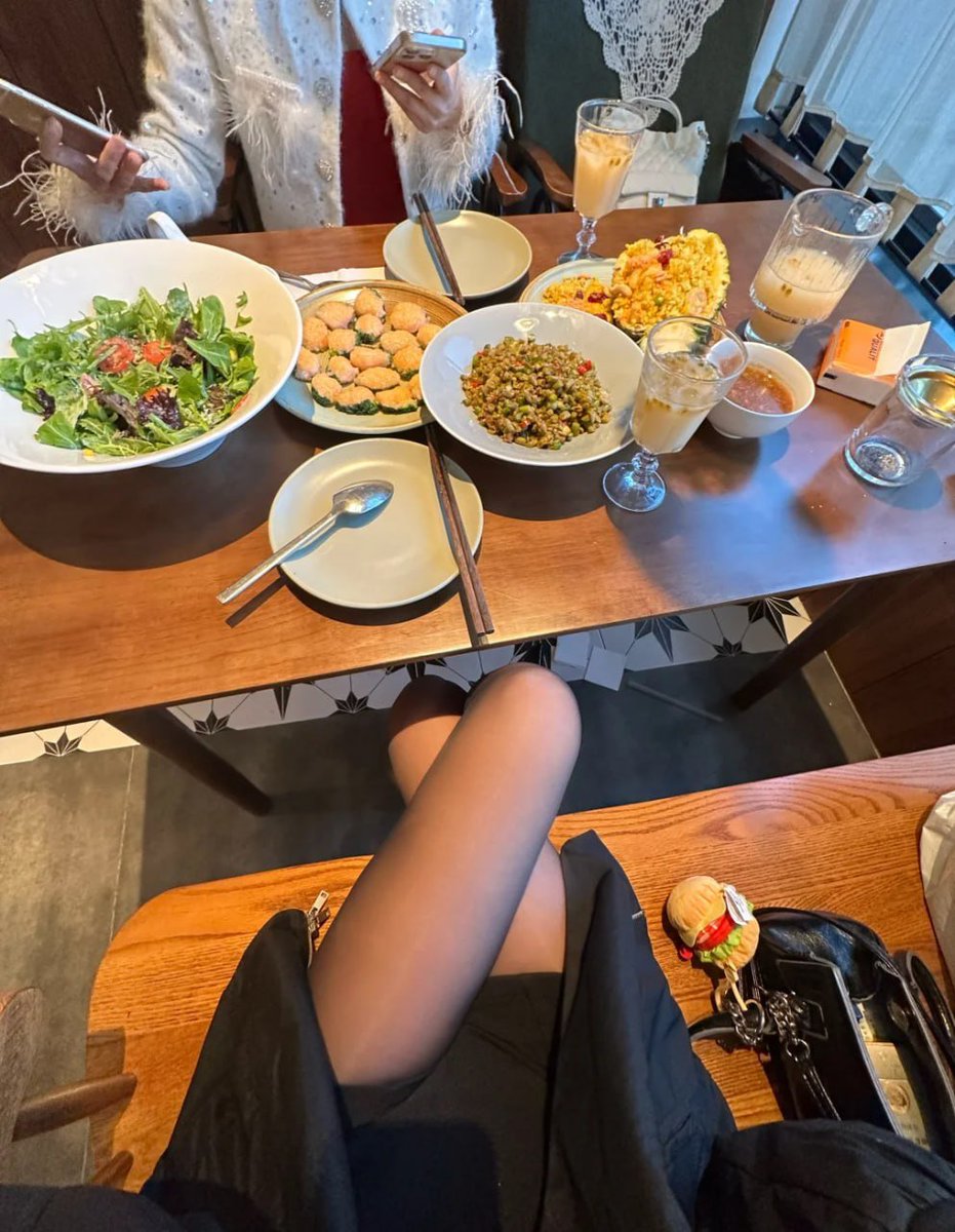 Eat nice meals with good friends