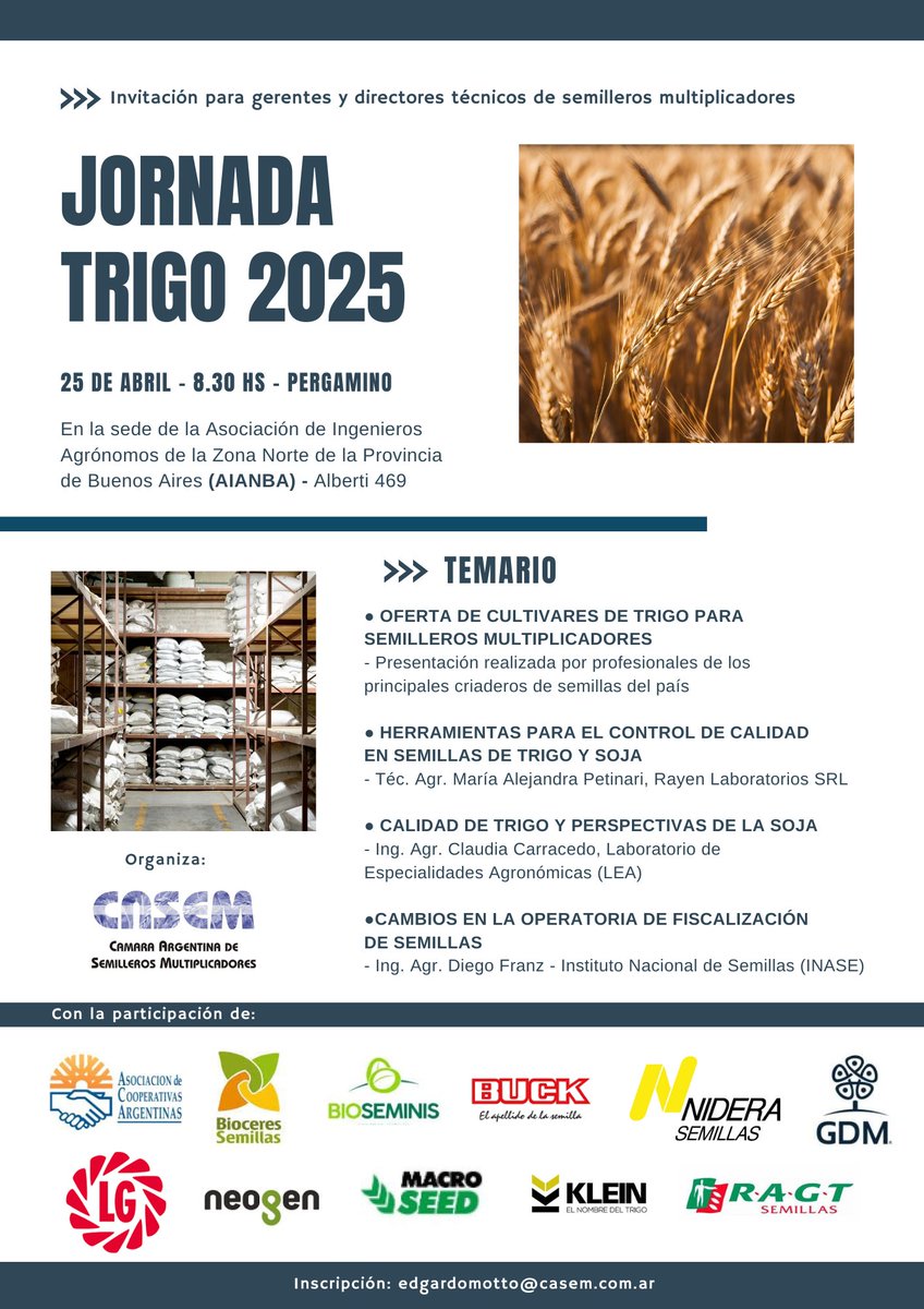 Cámara Argentina de Semilleros Multiplicadores tweet media