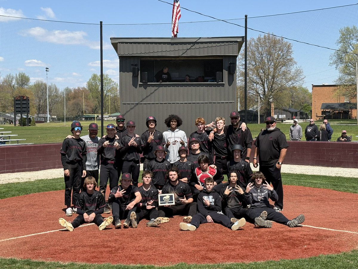 Cougar Athletics (@cougssports) on Twitter photo Congrats to <a href="/_HCHSBaseball/">Holy Cross Baseball</a> on their road win over district-rival Fairdale. The Cougs improve to 1-0 in district play! #GoCougs #CROSSisBOSS #CougarNine Congrats to <a href="/_HCHSBaseball/">Holy Cross Baseball</a> on their road win over district-rival Fairdale. The Cougs improve to 1-0 in district play! #GoCougs #CROSSisBOSS #CougarNine