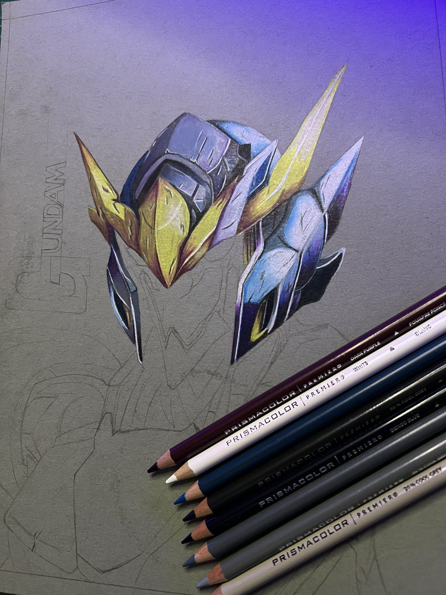 AmpersonP's tweet photo. This is what we got so far #art #drawing #Gundam #anime https://t.co/VfuIBnp50i