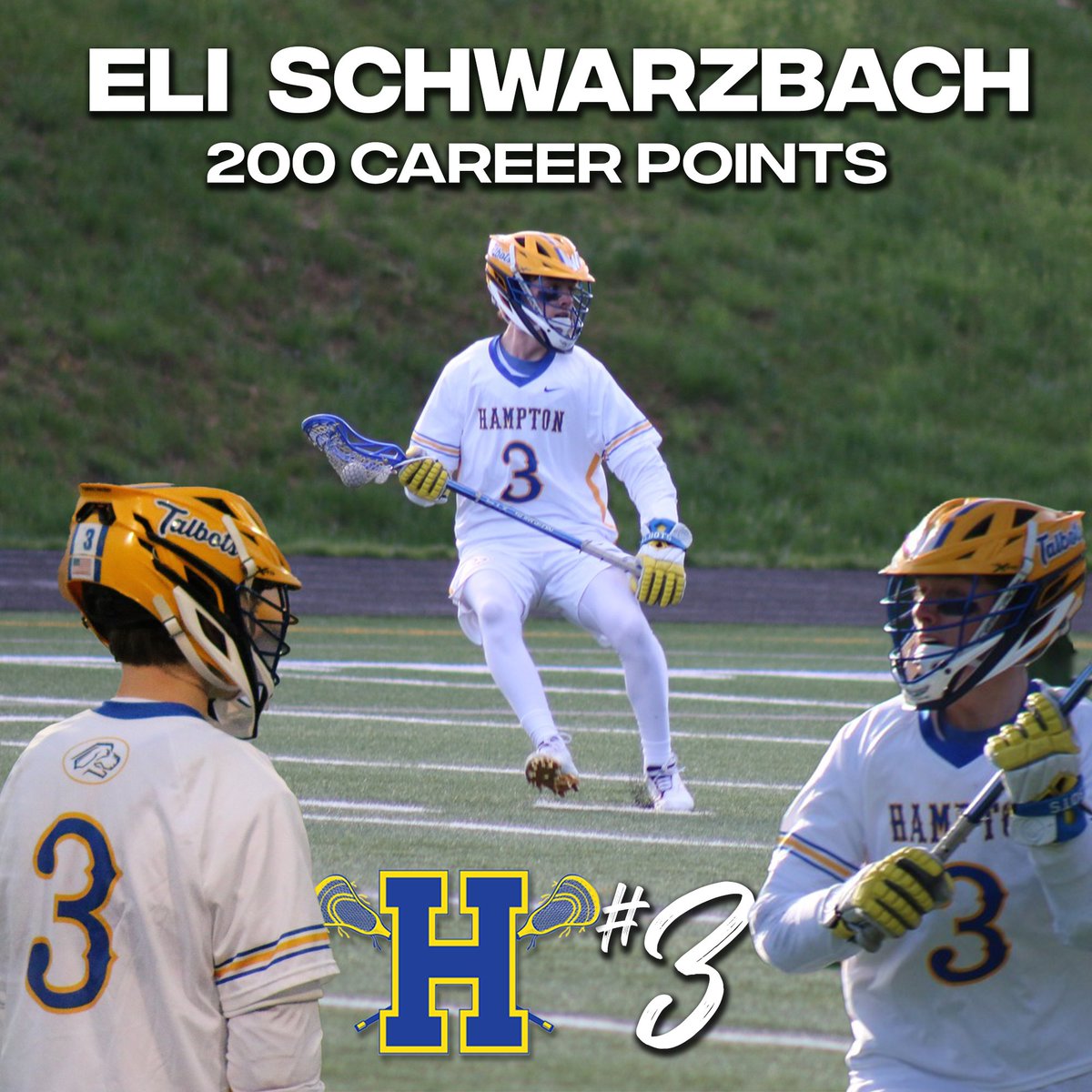Hampton HS Lacrosse (@talbotlax) on Twitter photo Congratulations Eli! Congratulations Eli!