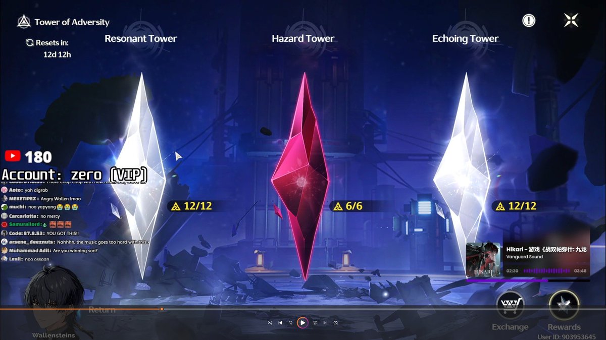 walensteins's tweet image. What is gacha? what is powercreep?
So I try to play f2p account without any pull and it can clear all the endgame content, check out my recent livestream for the gameplay.
BIG W for zero the owner of the account😂
#WutheringWaves