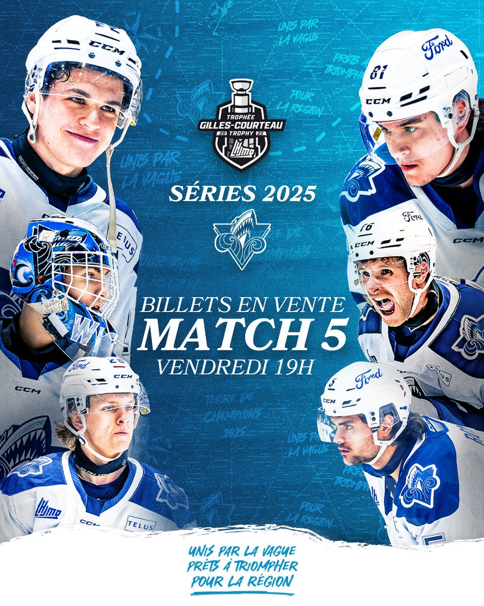 oceanicrimouski's tweet photo. 𝐈𝐋 𝐘 𝐀𝐔𝐑𝐀 𝐔𝐍 𝐌𝐀𝐓𝐂𝐇 5️⃣ 𝐀̀ 𝐑𝐈𝐌𝐎𝐔𝐒𝐊𝐈!

Partisans des Nics, réservez vos billets 𝐃𝐄̀𝐒 𝐌𝐀𝐈𝐍𝐓𝐄𝐍𝐀𝐍𝐓 pour le 5e match de la 2e ronde à Rimouski vendredi soir! 🌊

🎟🎟https://t.co/C7ee5NpJEW 🎟🎟

#GoNicsGo https://t.co/AuBMtjQAnx