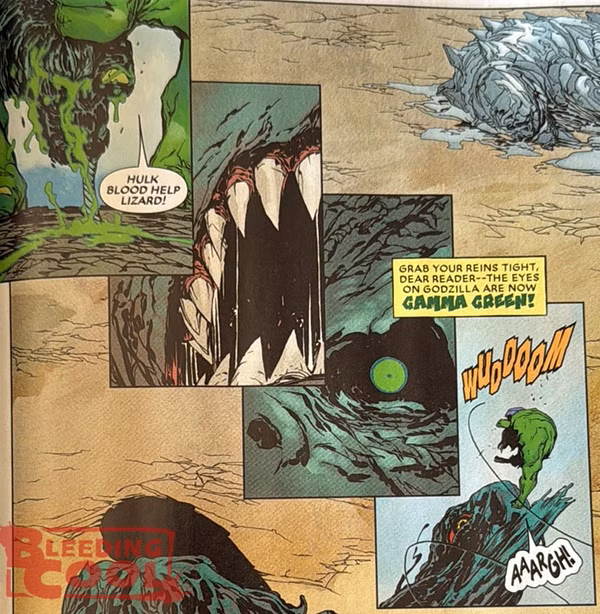 GormaruIsland's tweet photo. HULK GODZILLA is a Toho approved concept #Godzilla #Hulk #Marvel #Comic [Credits to Bleeding Cool] https://t.co/HOpePBtbos