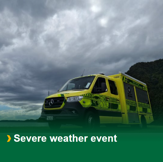 Hato Hone St John (@stjohnnz) on Twitter photo We continue to monitor the weather situation around the motu and our teams are prepared for severe weather ⛈️
If you are in an area under weather warnings and watches, please ensure you keep up to date and follow instructions from your local <a href="/NZcivildefence/">National Emergency Management Agency</a>
Stay safe💛 We continue to monitor the weather situation around the motu and our teams are prepared for severe weather ⛈️
If you are in an area under weather warnings and watches, please ensure you keep up to date and follow instructions from your local <a href="/NZcivildefence/">National Emergency Management Agency</a>
Stay safe💛