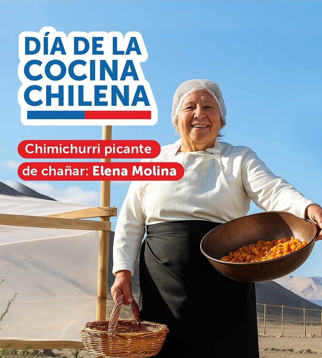 INDAPAtacama's tweet photo. En el Día de la Cocina Chilena, celebramos a Elena Molina @todochanar , recolectora de Chañar y usuaria de INDAP en el Valle de Copiapó, que rescata los sabores ancestrales con orgullo y pasión. https://t.co/PRGSKiyfdd