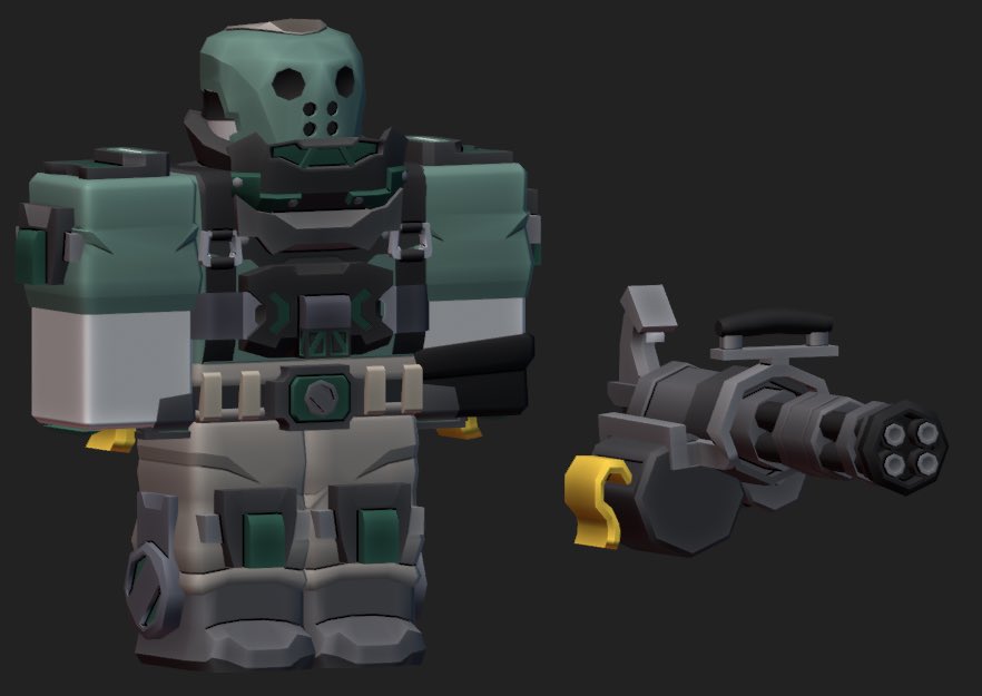 OliverDalizard's tweet image. Commission work!
Minigun Tower πͺ
#TowerDefense #RobloxDev #Roblox #commission #Blender3D