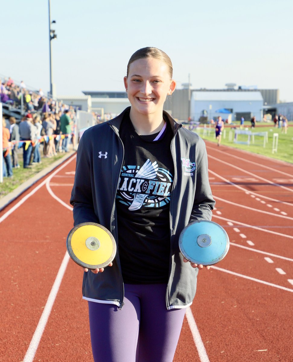 CONGRATS TO ZOEY SUDBECK of Nemaha Central! #1 in Kansas in All-Classes, breaks the school record in discus with a throw of 151' 8"! <a href="/KansasPregame/">Kansas Pregame</a> <a href="/BrentKSHSAA/">Brent Maycock</a> <a href="/nchsthunder/">Nemaha Thunder</a> <a href="/KanzalandSports/">MSC Sports</a> <a href="/abe_hilbert/">Abe Hilbert</a>