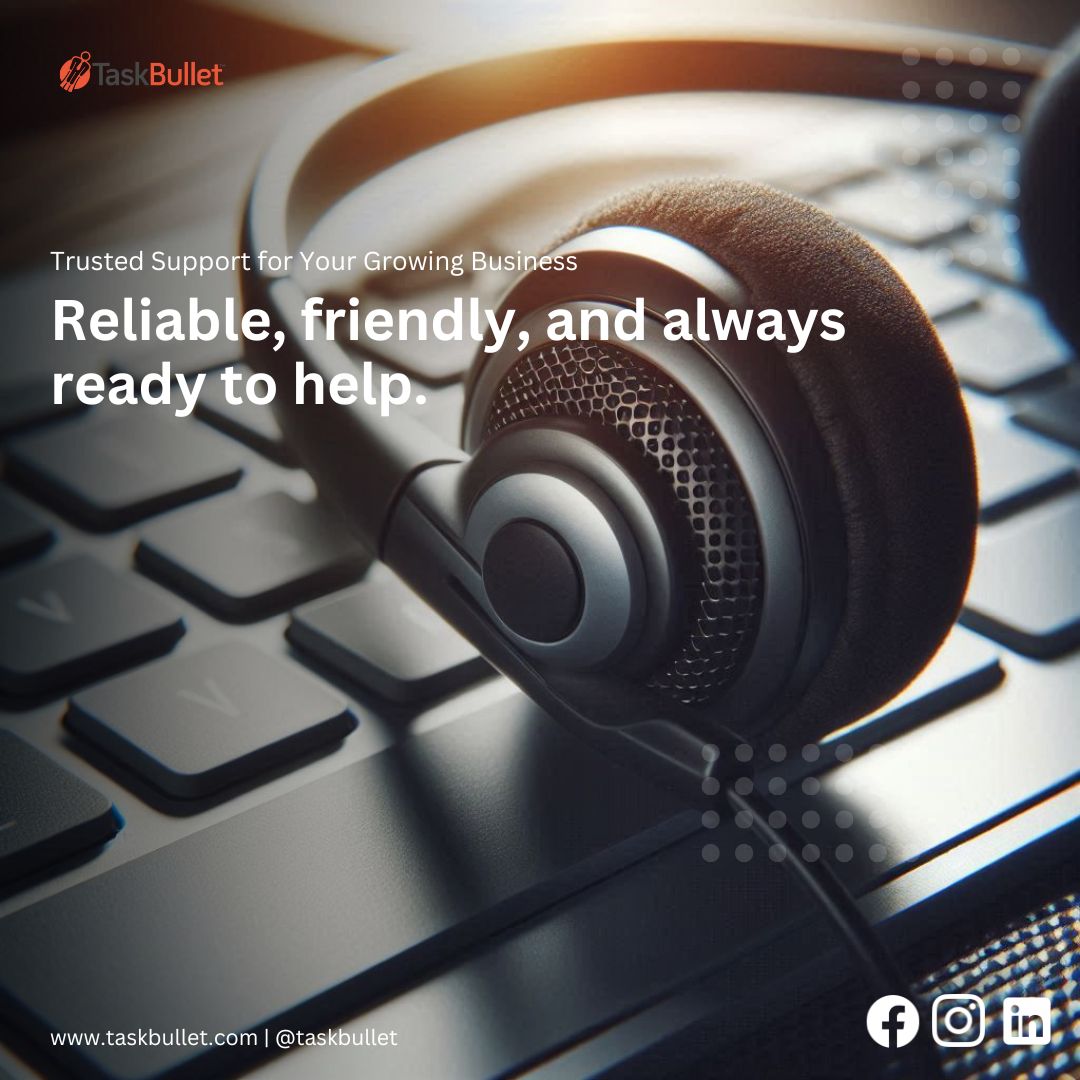 TaskBullet's tweet image. Reliable, friendly, and always ready to help. That’s the Taskbullet way. 🔥
#ReliableService #CallCenterExperts #Taskbullet