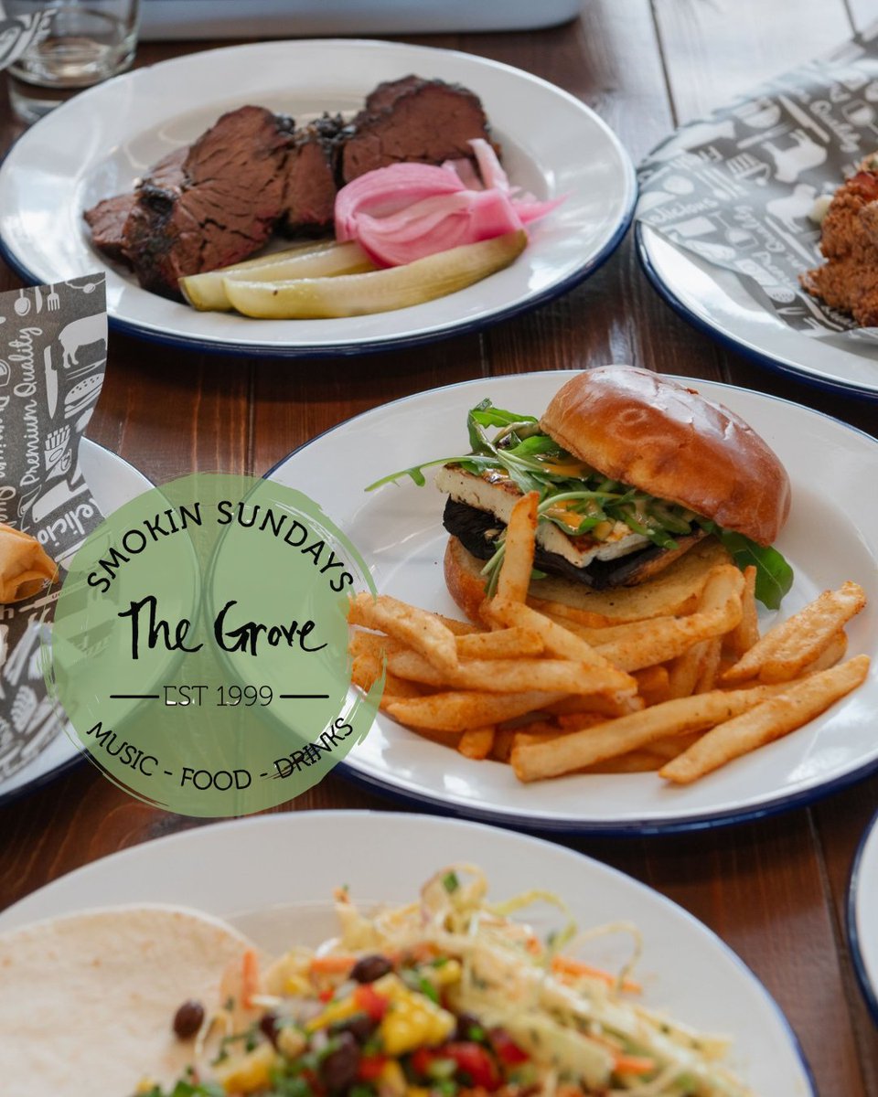 GroveGippsland's tweet photo. Think smokey beef, pork, chicken, fries, onion rings &amp; Chef’s chilli jam.
Oh—and ice cream donuts. Yep. 🍩🍦

📅 April 20 &amp; 27
📍 The Grove Gippsland
🎟️ Book now – spots go quick!
#SmokinSunday #GippslandEats #TheGroveGippsland https://t.co/gEgRrRRKR4 https://t.co/ltIpZu09eQ