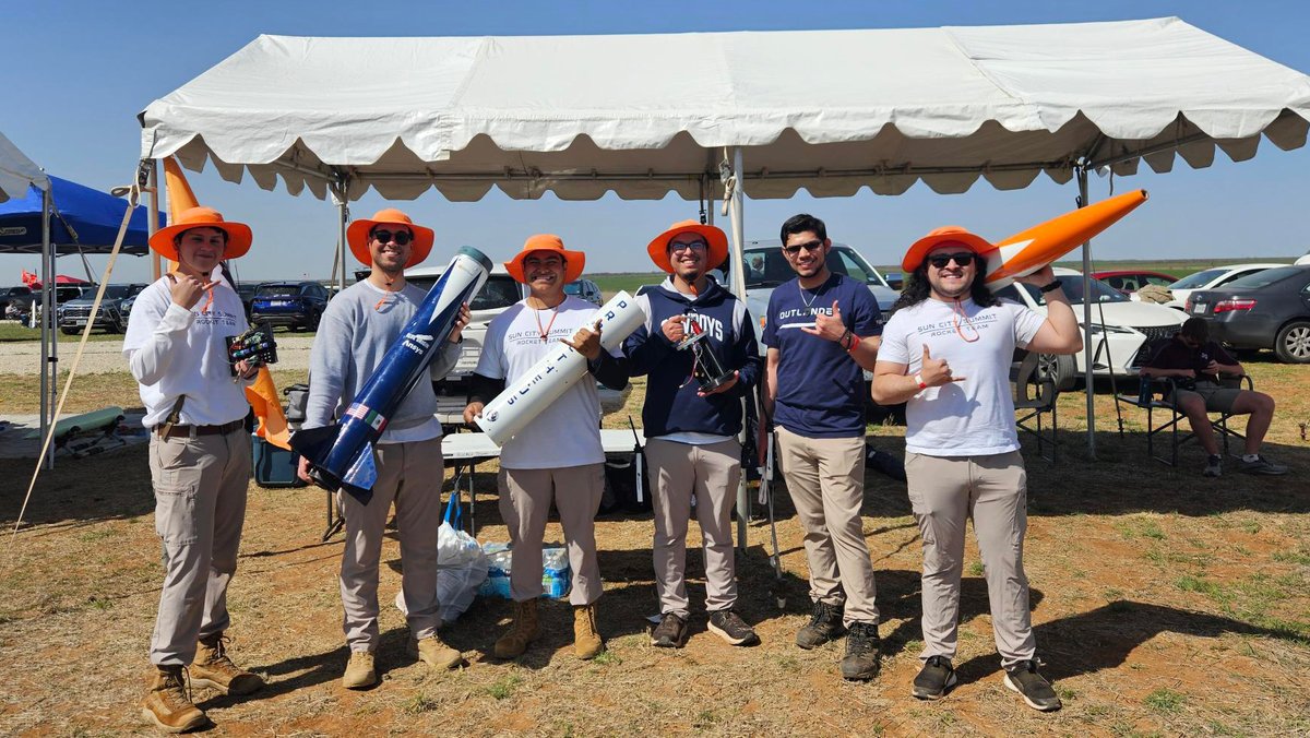 UTEP (@utep) on Twitter photo 🚀 🏆 Big news! UTEP’s Sun City Summit Rocket Team (<a href="/uteprocketteam/">Sun City Summit Rocket Team at UTEP</a>) has taken the top spot at the Lone Star Cup, the largest student-run collegiate rocketry tournament in Texas! They triumphed against contenders like Tech, A&M & UTSA. #GoMiners!
More: utepn.ws/3Y3g6Nj 🚀 🏆 Big news! UTEP’s Sun City Summit Rocket Team (<a href="/uteprocketteam/">Sun City Summit Rocket Team at UTEP</a>) has taken the top spot at the Lone Star Cup, the largest student-run collegiate rocketry tournament in Texas! They triumphed against contenders like Tech, A&M & UTSA. #GoMiners!
More: utepn.ws/3Y3g6Nj