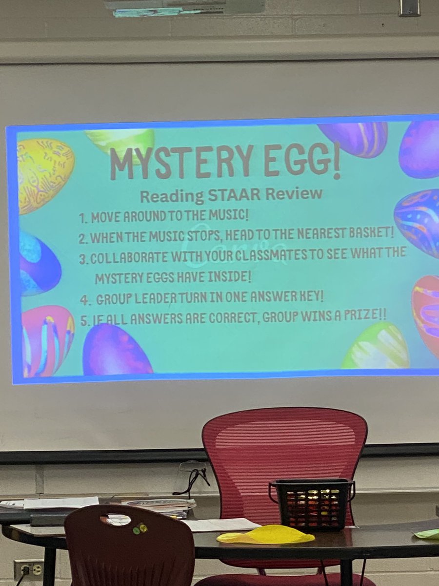 Loved seeing students having some fun completing “Mystery Egg” for their 4th grade Reading STAAR review! This amazing activity was full of rigorous and engaging discussions!