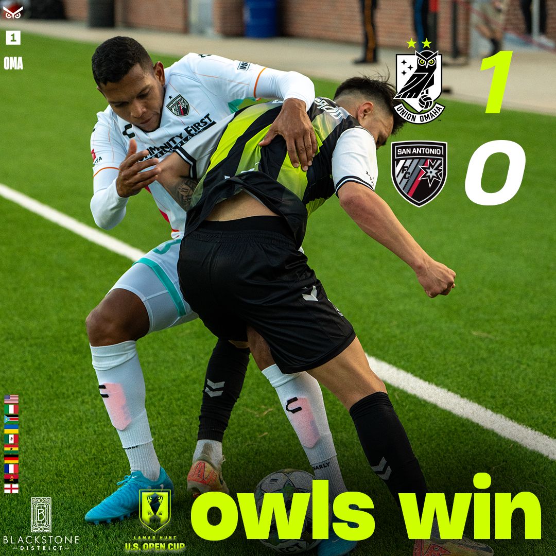 You know we always bring it in the U.S. Open Cup! 😤 

That's another magical (and very scrappy) night in Omaha, and another <a href="/opencup/">U.S. Open Cup</a> win!

#OneMeansAll | 1-0 | #OMAvSA