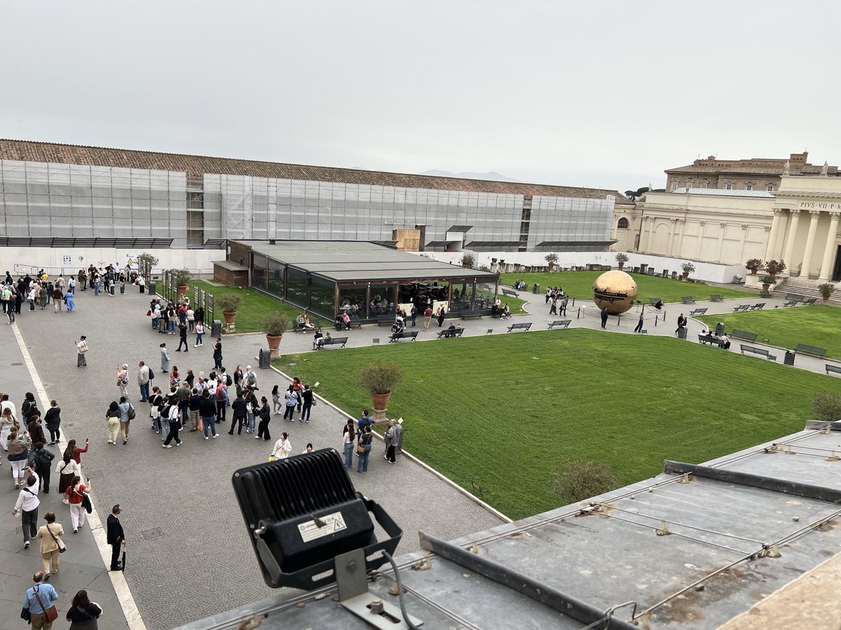 ScienceTech's tweet image. The Vatican City: In the afternoon of day two we went to the Vatican City, the smallest country in the world on an expert led tour. This independent City-State is ruled by the Pope. We saw St. Peter’s  Basilica, the largest church in the world.