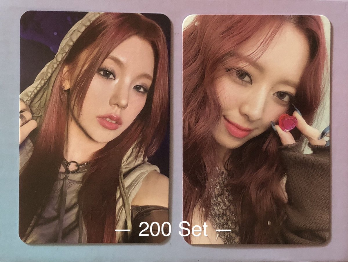 gotmycart's tweet photo. WTS LFB PH | #gotmysells

- Yeji &amp; Yuna PC Set
- MOD: LBC
- MOP: Gcash/Maya
- LOC: Rizal
- payo / 1w res w/ nrdp
- dm or comment mine to claim 

🏷️ itzy pc photocard born to be https://t.co/CSOsQIdBPK
