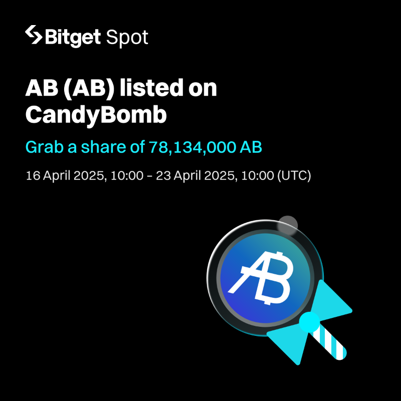 bitget's tweet photo. #Bitget x @ABDAO_Global Carnival: Grab your share of the 213,307,000 $AB airdrop! 

⛏️ PoolX – Lock AB &amp; BGB to share 135,173,000 AB
🍬 CandyBomb – Trade to share 78,134,000 AB

Details: https://t.co/wBOcJllxpq