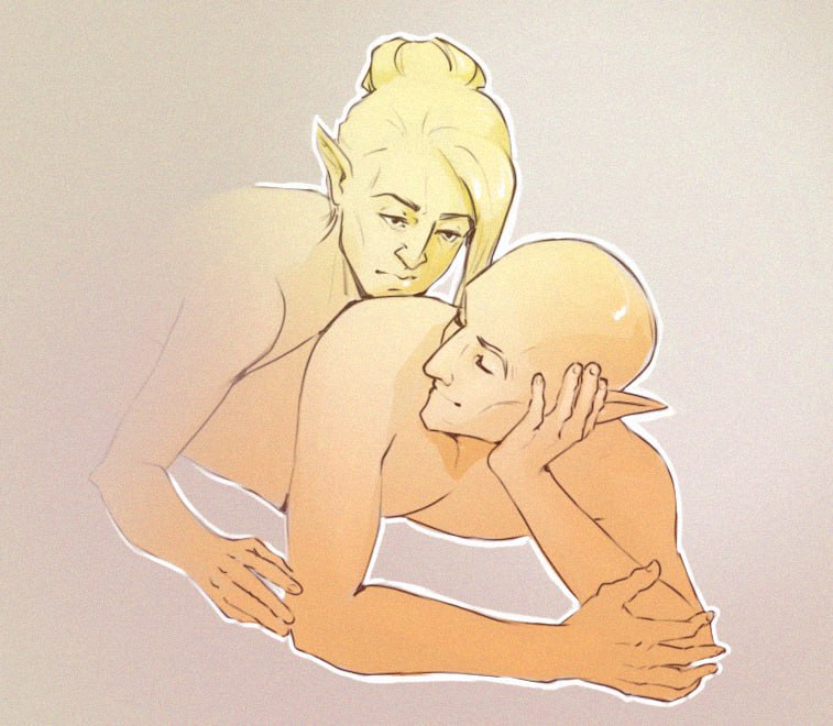 LilOlililbb's tweet photo. She is going to bite
#Solavellan 
#DragonAge 
#Solas https://t.co/hq3TC9IuYL