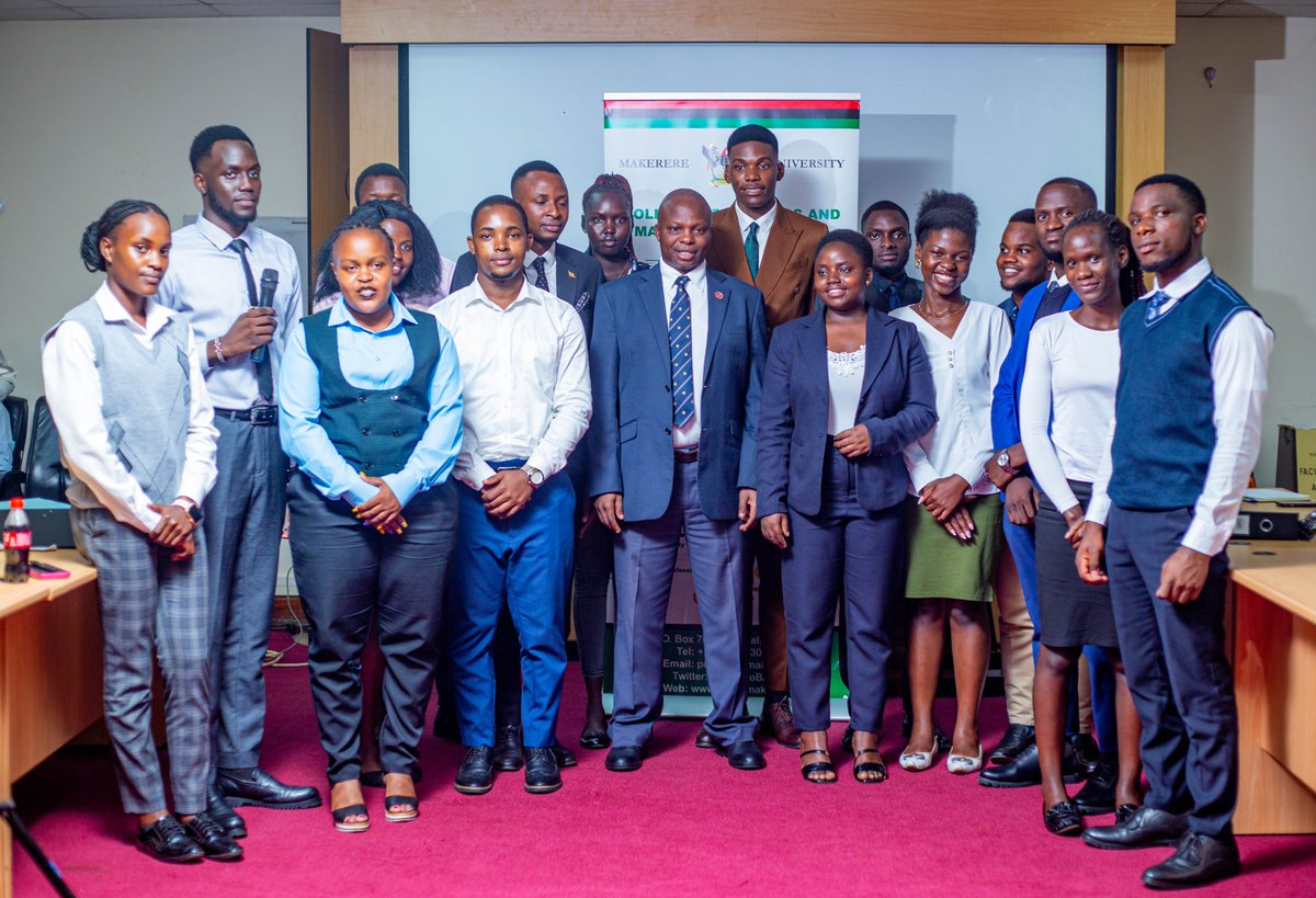 Makerere University COBAMS (@makcobams) on Twitter photo The Deputy Principal Prof. James Wokadala challenged the incoming <a href="/MakCoBAMS/">Makerere University COBAMS</a> Guild Cabinet to champion student internships, integrate students into all College research projects for mentorship, and organize international conferences to boost the college’s global visibility. The Deputy Principal Prof. James Wokadala challenged the incoming <a href="/MakCoBAMS/">Makerere University COBAMS</a> Guild Cabinet to champion student internships, integrate students into all College research projects for mentorship, and organize international conferences to boost the college’s global visibility.