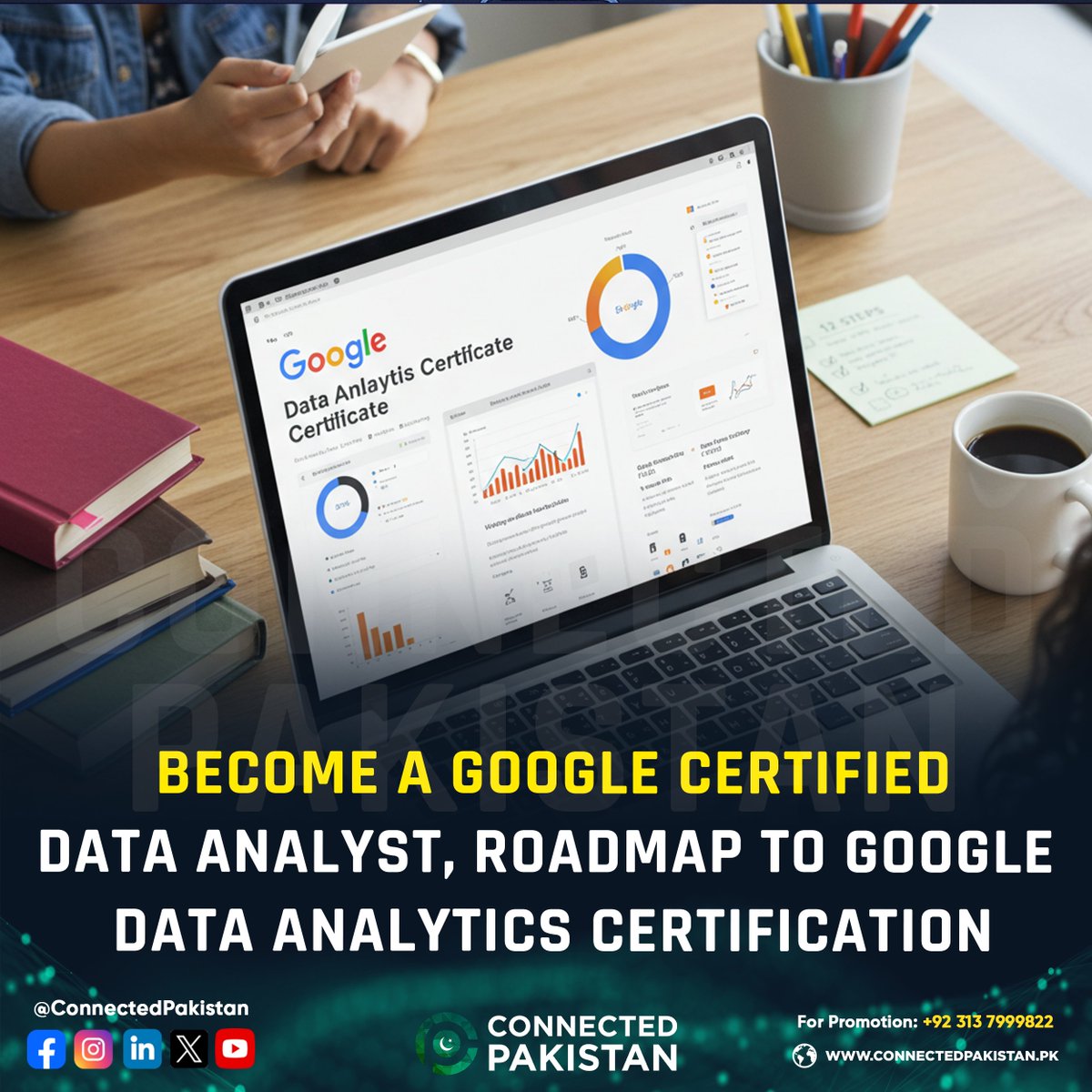 ConnectedPak's tweet image. Want to become a Google Certified Data Analyst?
Here’s a 12-course learning path that takes you from beginner to pro — no experience required!
Level up your career and join the data revolution in 2025.

#ConnectedPakistan #GoogleCertification #DataAnalytics #LearnWithGoogle