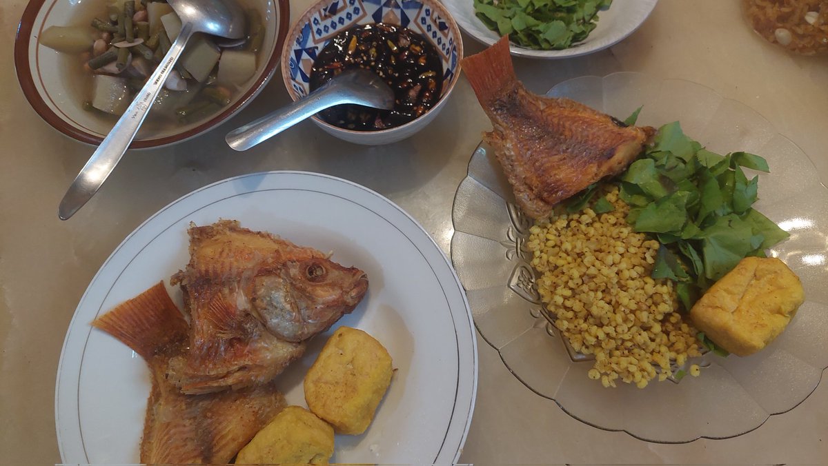 Menu Sarapan NASI MANDI SORGUM, insya Alloh Skor Pola Pangan Harapannya Skor PPH nya sdh beragam, bergizi, seimbang, dan aman