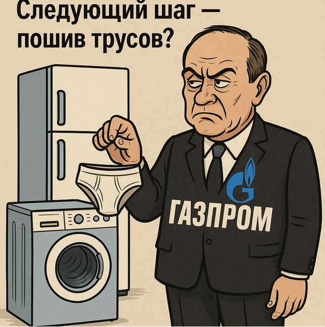 1. Если вы вдруг проснулись в параллельной реальности, где главный экспортер газа внезапно становится производителем стиральных машин и холодильников — расслабьтесь, это просто Россия 2025 года. «Газпром» начнет выпускать стиральные машины после краха экспорта газа 👇