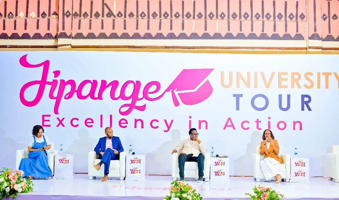 GenEmpowerTz's tweet photo. Empowering Youth with Soft Skills

We were honored to have our very own @FGodlike represent Generation Empower as a panelist during the Jipange University Tour.

#GenEm
#OwnYourFuture🧡💙 https://t.co/0FMSO4eua3