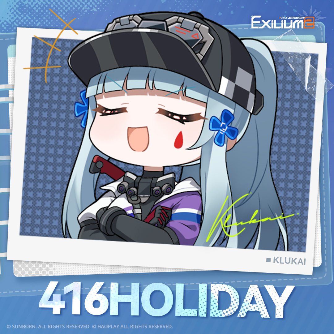 Do you know what day it is, Commander?
It's 416 Hoooolidaaay!

■Gift Code: 416HOLIDAY

How to Redeem: Go to "Gear" Button > "Redeem Code" and enter the code to claim your rewards.

Start playing on mobile and PC: gf2.haoplay.com

#GirlsFrontline2 #Exilium
