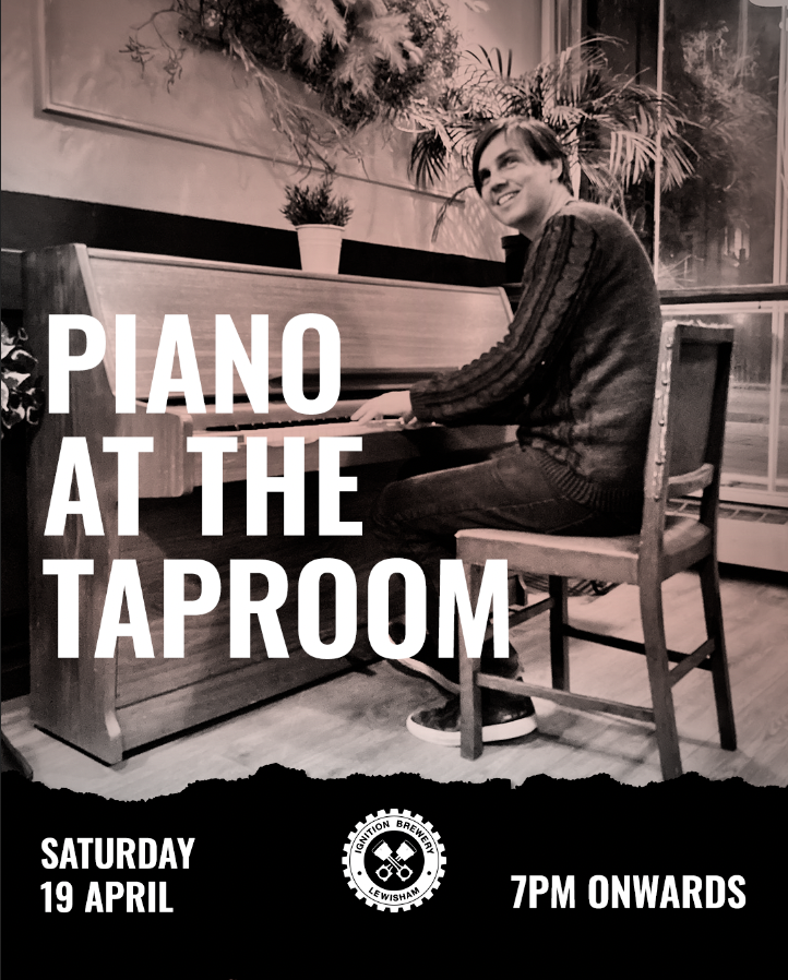 ignitionbeer's tweet photo. PIANO AT THE TAPROOM WITH TELIN | Saturday 19 APRIL 7pm

Trevor Wensley performs sing-a-long songs on the piano.
Monthly on the third Saturday | FREE ENTRY 

#IgnitionBrewery #Sydenham #MicroBrewery #SocialEnterprise #IgnitionBeer #CraftBeer #sydenhamlife #sydenhambar #livemu ... https://t.co/JoOwl6Sqrz