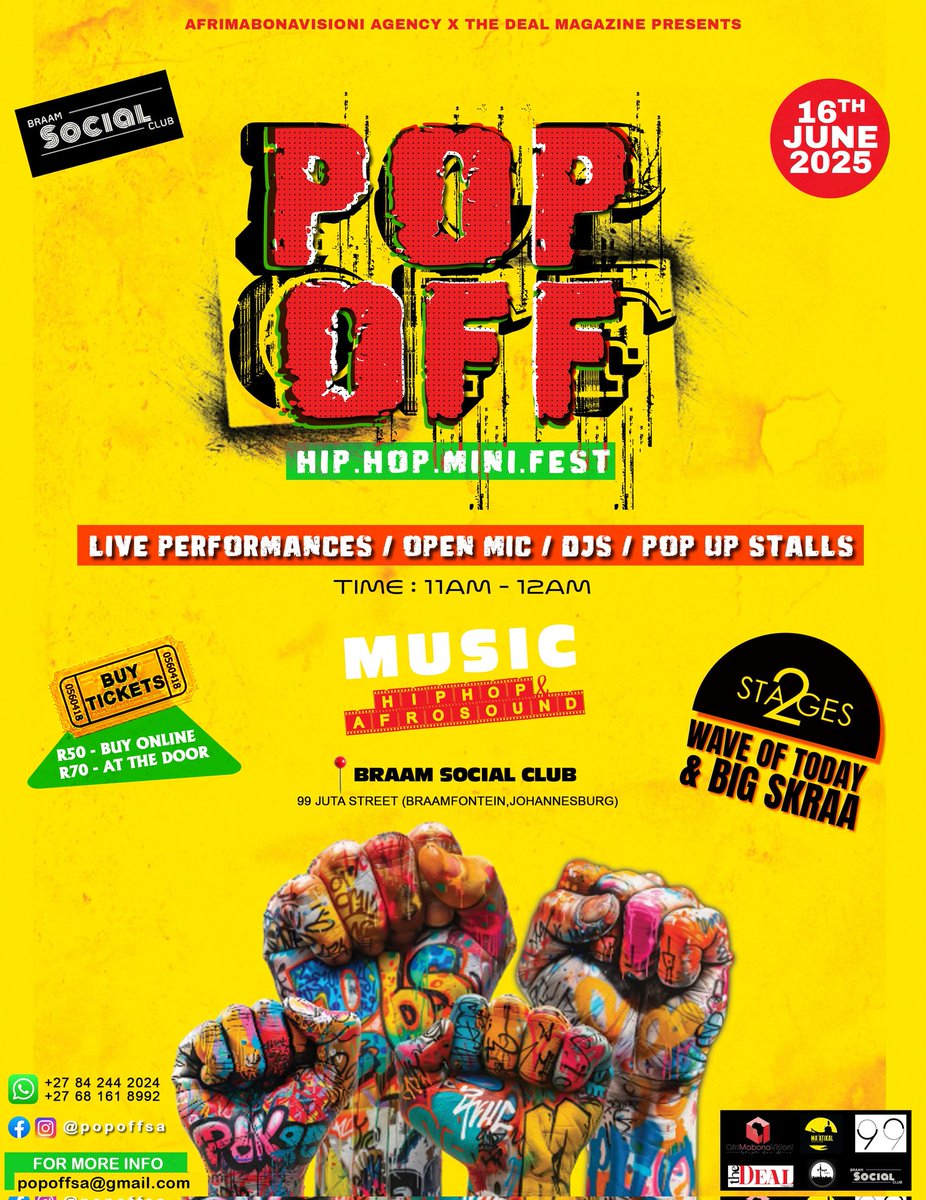 Another for The Youth 16 June 2025 #popoffsa #hiphopminifest #1LifeChangingLives #WiningWednesdays #WeDoMoreWednesdays
