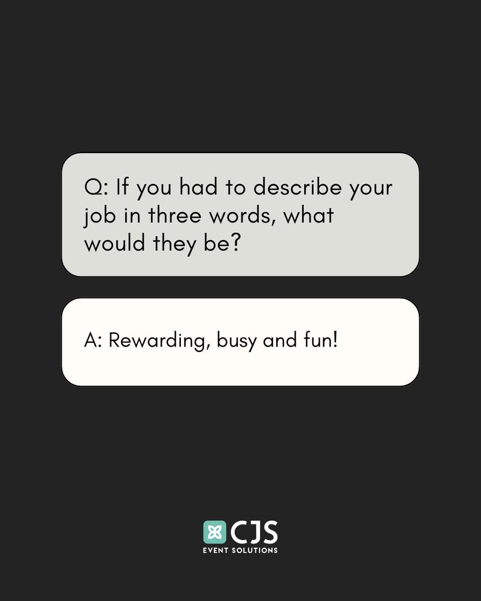 CJSEvents's tweet image. Get to know our Events Manager, Elly - we talk top tips, exciting events, and an Events Manager’s toolkit! 👀

#EventsManager #UKEventProfs #ADayWithElly #UKEvents