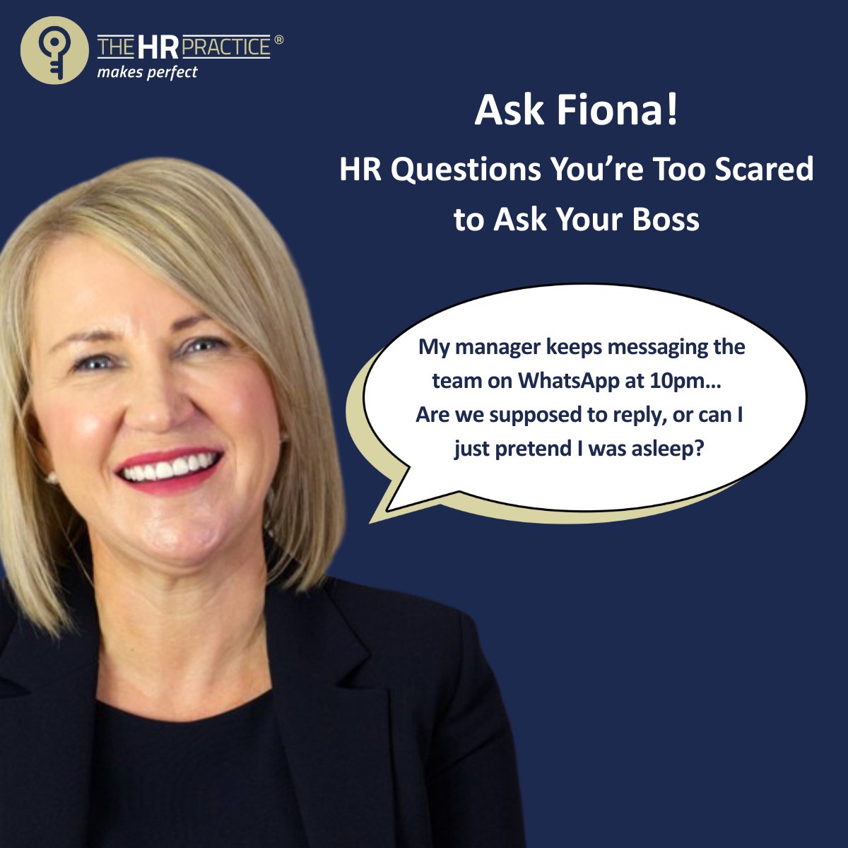 practice_hr's tweet image. Late-night work WhatsApps? You&apos;re not being unreasonable – we all need proper downtime. Good leadership respects work-life balance. Clear boundaries matter.

AskFiona #HRSupport #WorkLifeBalance #BoundariesAtWork #TheHRPractice