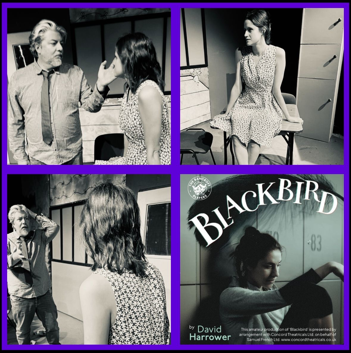 Just TWO WEEKS to go until this powerful play opens at the QUEEN MOTHER THEATRE. The Olivier award winning Blackbird by David Harrower. Get your tickets!! 

qmt.org.uk/production/bla… 

🗓️- 29 April to 3 May
⌚️- 7.45pm
📍- The QMT Studio

#blackbird #hitchincreative #QMT #hitchin