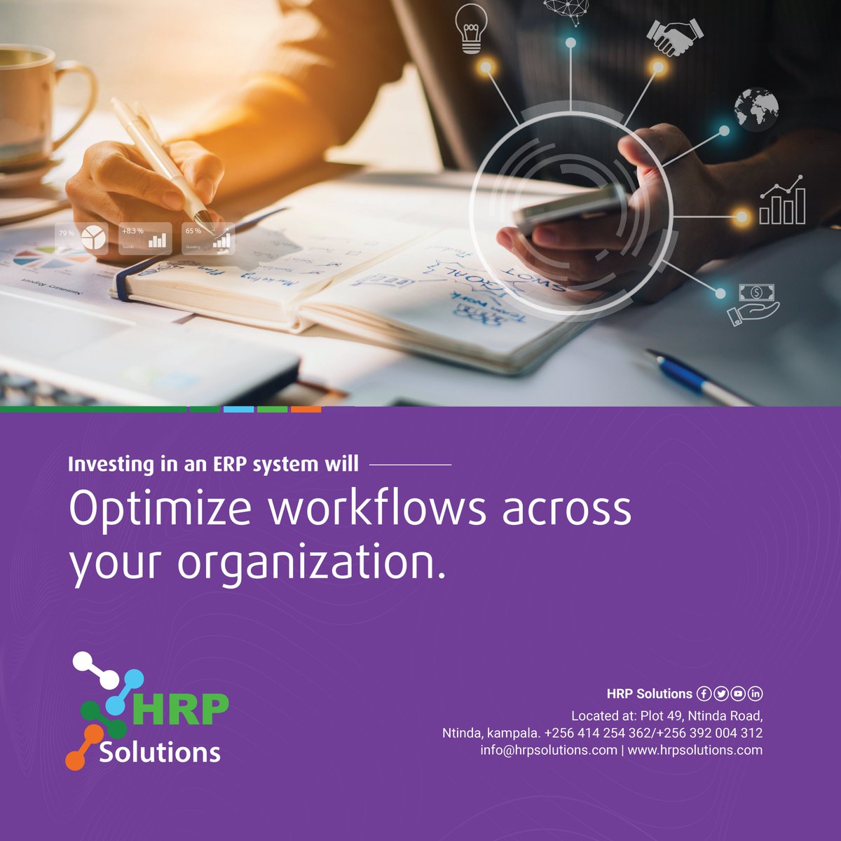 hrpsolutions's tweet image. Experience seamless integration across all departments!

When you invest in an ERP system, you are setting your organization up for efficiency, productivity, and growth.

Talk to us today to get started.
#HRPSOLUTIONS #ERPSYSYTEMS.