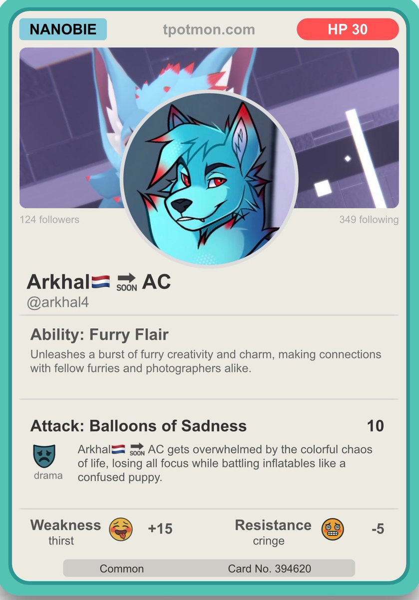 Huh dunno about this one, though the ability is quite on the money XD